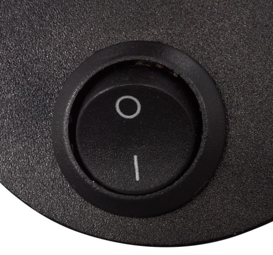 Настенная бра черная с кнопкой на корпусе LED/3W/4000K