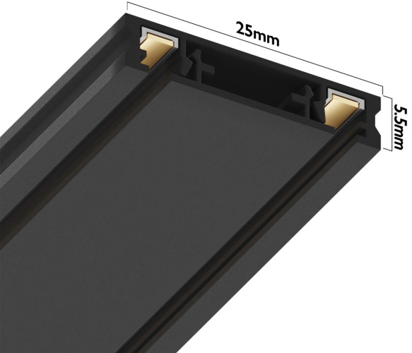 Ультратонкий магнитный шинопровод 2М черный Ultrathin PRO