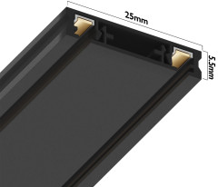 Ультратонкий магнитный шинопровод 3М черный Ultrathin PRO