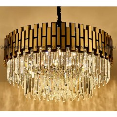 Современная роскошная хрустальная люстра на 9 ламп D600