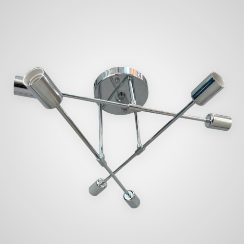 Люстра потолочная хром на 6 ламп