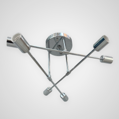 Люстра потолочная хром на 6 ламп