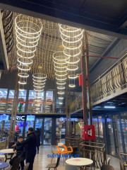 Подвесная LED люстра с 11 кольцами