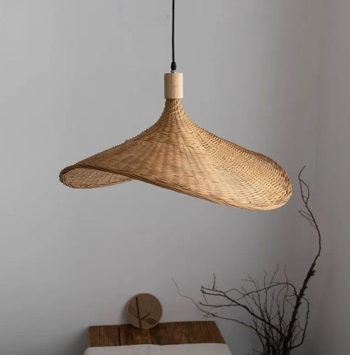 Подвесная люстра под ротанг 40см