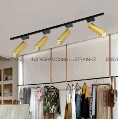 Gold Spot 12W 4000K (4шт в комплекте с черным шинопроводом 1М)