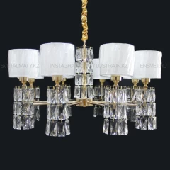 Подвесная люстра SvetAlmaty.kz на 8 ламп.